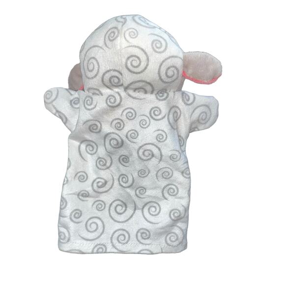 Melissa & Doug Hand Puppets Plush Lamb Giraffe Cow Farm Stuffed Animal Lot of 3 - Picture 6 of 14